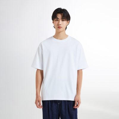 [Nam] [Cotton] Áo thun tay ngắn dáng rộng (SPRWE25C04 RE)_SPRWE37C04