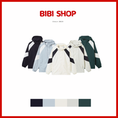 [Unisex][Chống tia UV] Áo gió Block Color (SPJJE23C23 RE)_SPJJE38C