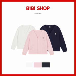 [Trẻ em] [Cotton có thể giặt] Áo len cardigan Kudi_SPCKD11KU2